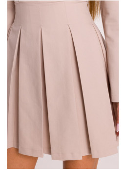 M884 Džinsinio stiliaus suknelė - smėlio