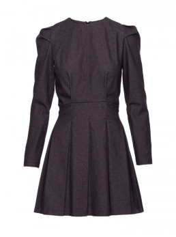 M884 Džinsinio stiliaus suknelė - grafito