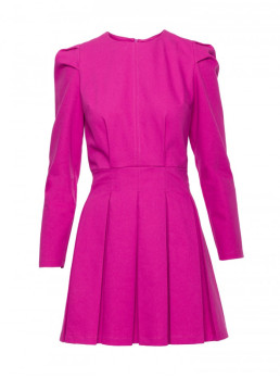 M884 Džinsinio stiliaus suknelė - rožinė