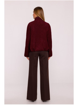 M885 Paltinio audinio švarkas - kaštoninė