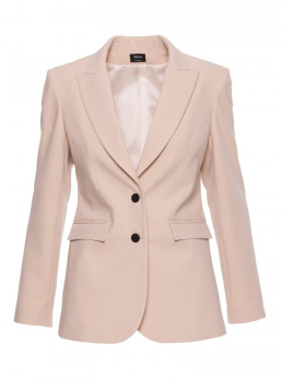 S417 Smėlio spalvos švarkas - smėlio