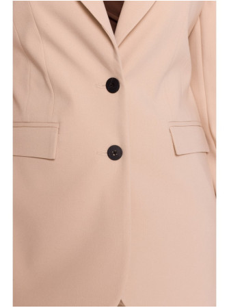 S417 Smėlio spalvos švarkas - smėlio