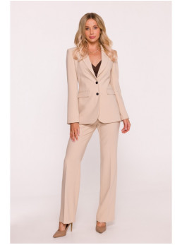 S417 Smėlio spalvos švarkas - smėlio