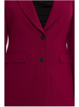 S417 Prigludęs švarkas - kaštoninė