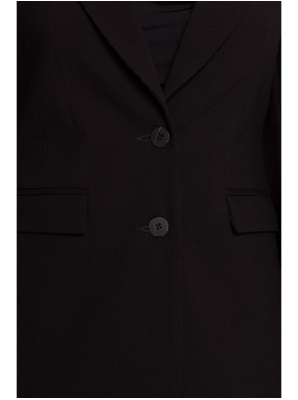 S417 Prigludęs švarkas - juoda