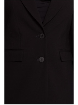 S417 Prigludęs švarkas - juoda