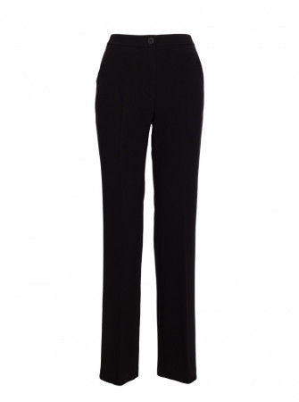 S418 Klasikinio kirpimo kelnės - juoda