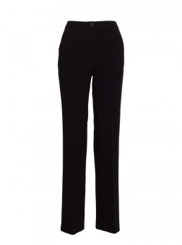 S418 Klasikinio kirpimo kelnės - juoda