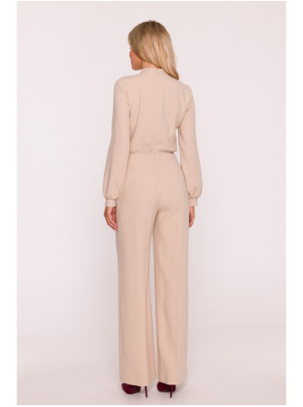 S420 Smėlinis kombinezonas su raukiniu - smėlio