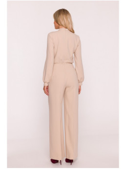 S420 Smėlinis kombinezonas su raukiniu - smėlio