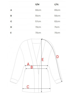 B297 Megztas švarkas be apykaklės - smėlio