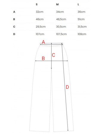 B300 Briaunoto trikotažo kelnės - slyvų