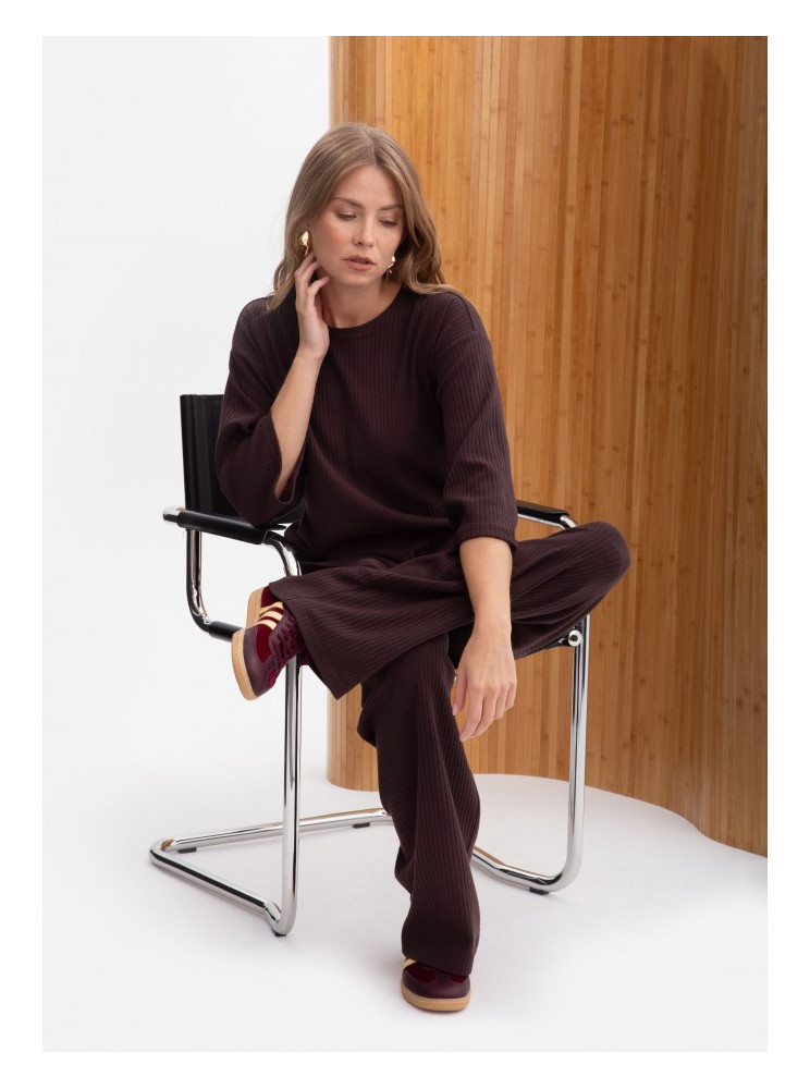 B300 Ryto mezginio kelnės - dark chocolate