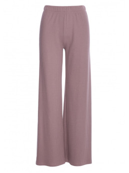 B300 Ryto rašto trikotažinės kelnės - cocoa