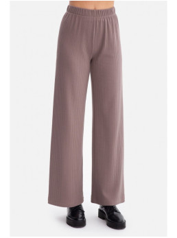 B300 Ribloto trikotažinės kelnės - cocoa