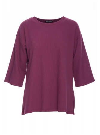 B301 Riebtinis megztinis - slyvų