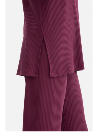 B301 Riešutinės tekstūros palaidinė - slyvų