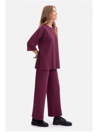 B301 Riešutinės tekstūros palaidinė - slyvų