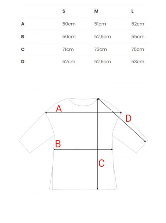 B301 Riečių rašto palaidinė - juoda