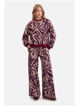 B302 Raštuoti trikotažiniai kelnės (2 modelis) - spalva