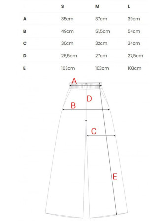 B302 Raštuoti megzti kelnės – 2 modelis - spalva