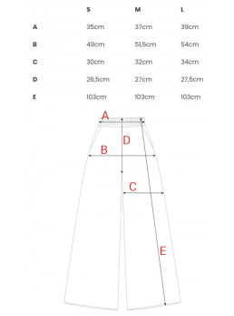 B302 Raštuoti trikotažiniai kelnės (2 modelis) - spalva
