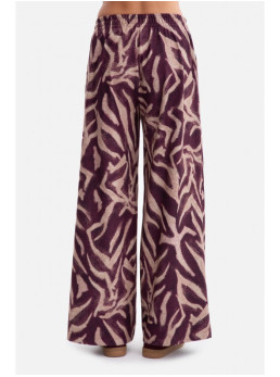 B302 Raštuoti megzti kelnės – 2 modelis - spalva