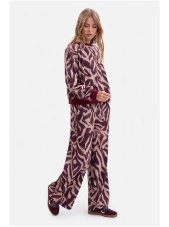 B302 Raštuoti trikotažiniai kelnės (2 modelis) - spalva