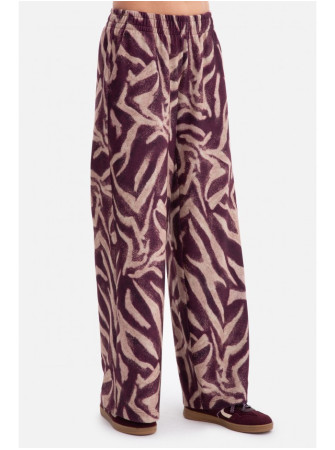 B302 Raštuoti trikotažiniai kelnės (2 modelis) - spalva