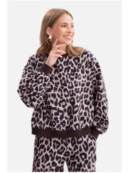 B303 Megztinis su raštu "Modelis 1" - spalva