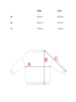 B303 Raštuotas megztinis - spalva