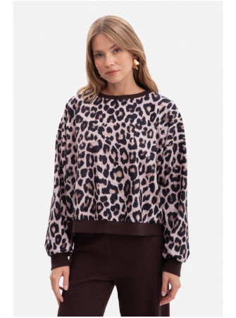 B303 Raštuotas megztinis - spalva