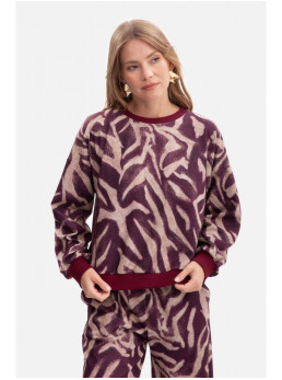 B303 Megztinis su raštu "Modelis 2" - spalva