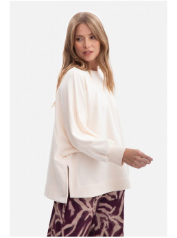 B306 Megztinis laisvo stiliaus - vanilla