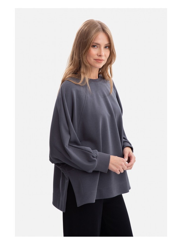 B306 Megztinis "Relaxed Fit" - steel