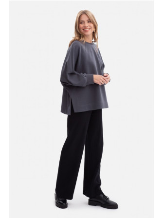 B306 Megztinis "Relaxed Fit" - steel