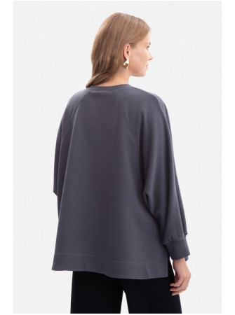 B306 Megztinis "Relaxed Fit" - steel