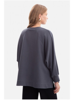 B306 Megztinis "Relaxed Fit" - steel