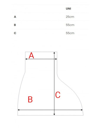 M894 Šviesus šalikas-mova - balta