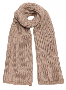 M896 Riešutinės faktūros šalikas - smėlio