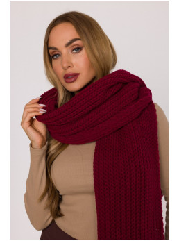 M896 Rievėtas šalikas - kaštoninė