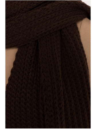 M896 Rievėtas šalikas - ruda