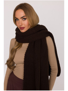M896 Rievėtas šalikas - ruda