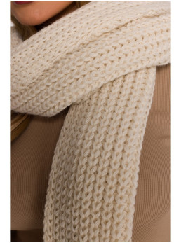 M896 Riešutinės tekstūros šalikas - nebalinta