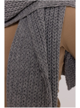 M896 Riešutinis šalikas - pilka