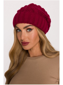 M897 Ryto vilnos kepurė su pynėmis - kaštoninė