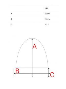 M897 Ryto vilnos kepurė su pynėmis - kaštoninė