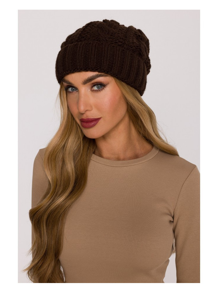 M897 Pintas kepurė su raštais - ruda