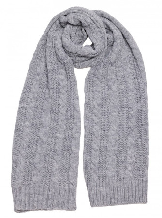 M898 Pintas šalikas - pilka