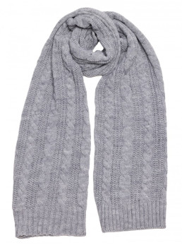 M898 Pintas šalikas - pilka